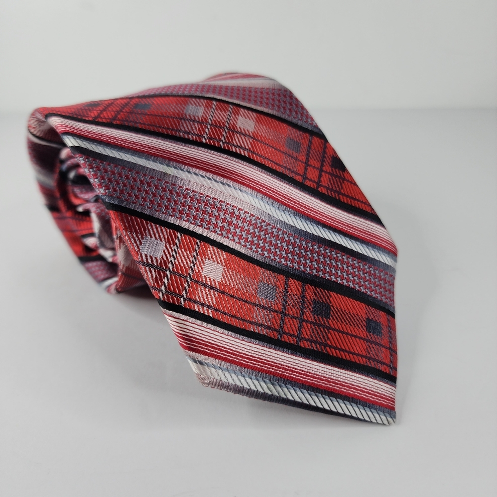 STACY ADAMS Red Tie.